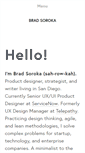 Mobile Screenshot of bradsoroka.com